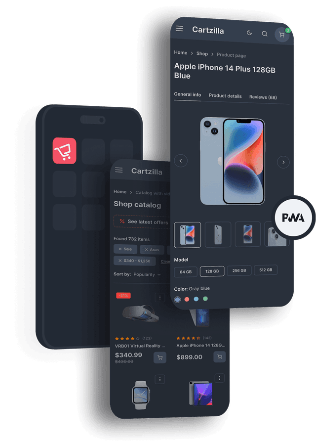 AuExpress App mockup