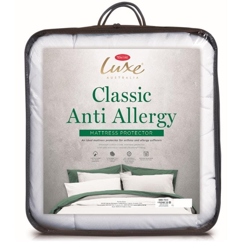 Tontine Luxe Classic Anti Allergy Double Bed Mattress Protector