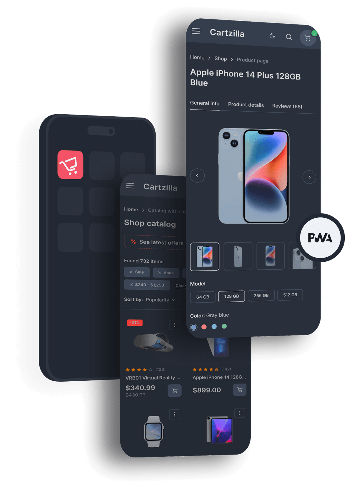 AuExpress App mockup